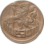 Holland Duit 1739  (100% orginele kleur)